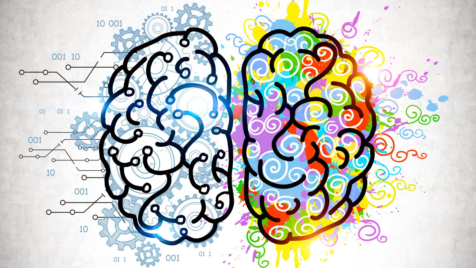 analytical mind vs creative mind concept