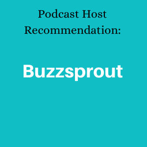 Buzzsprout podcast host banner