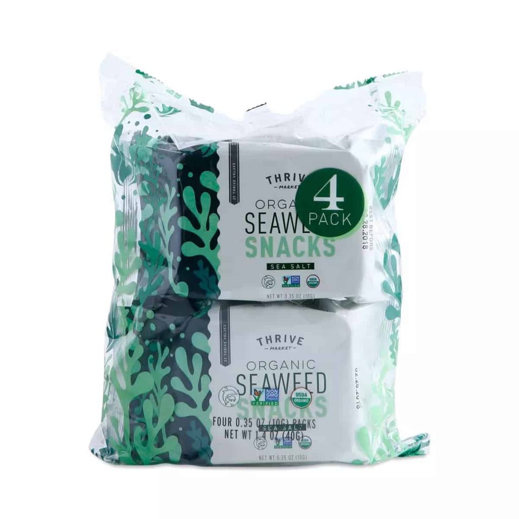 Thrive seaweed snacks on Thrive Market